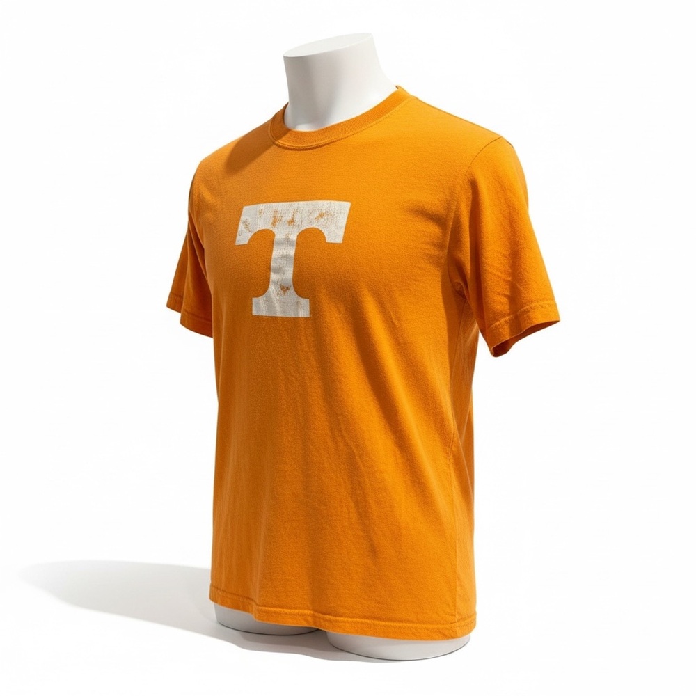 adidas Orange Tee with White Graphic